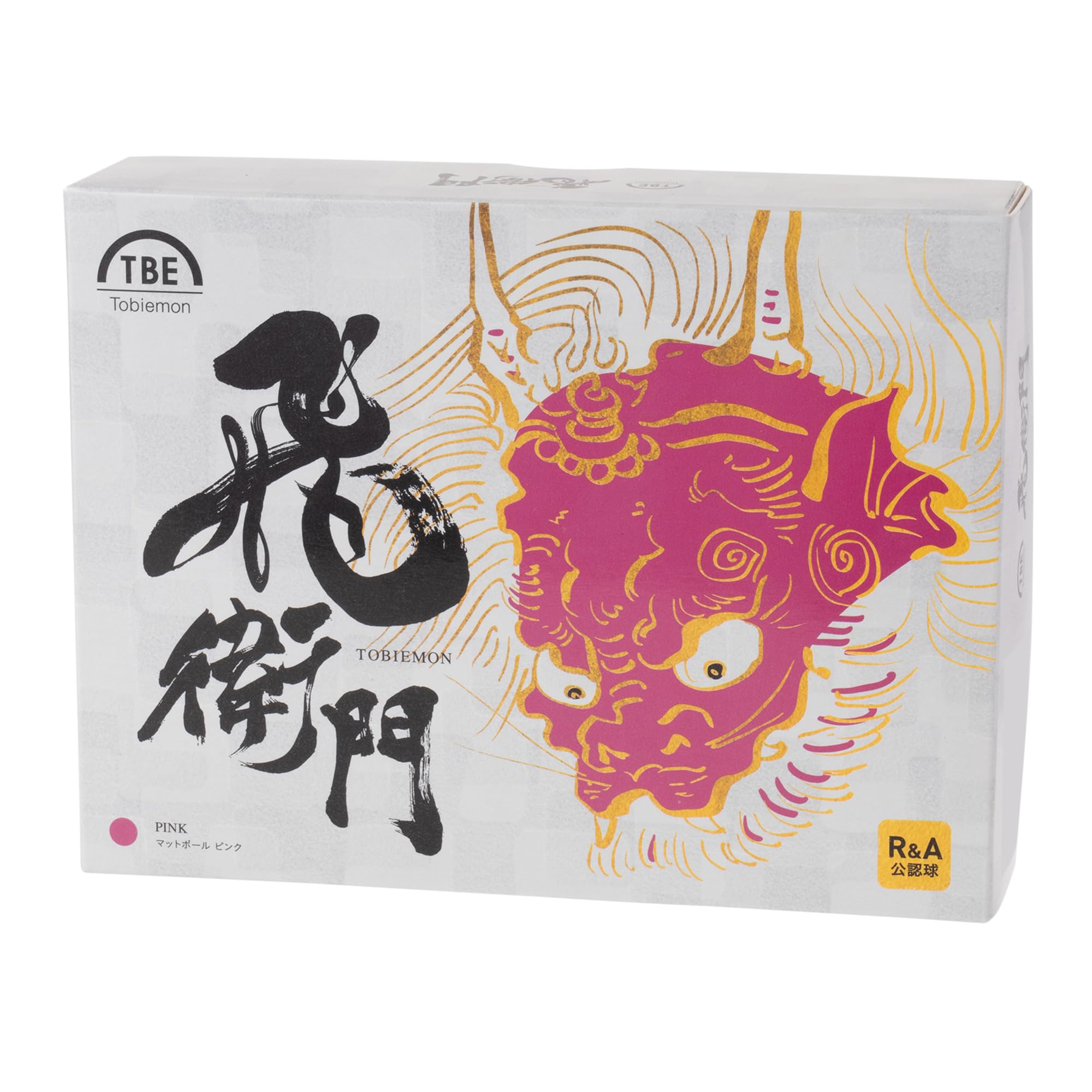 

TOBIEMON Fluorescent Matte Golf 1 Dozen High Hiemon Balls, R&A Approved, (12 Balls), Visibility, (Pink) розовый