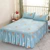Bed Skirt Cotton Bedspread Set Embroidery Bed Dress Pillow Cases 3 Pieces/Set For King/Queen Double 1.5/1.8/2M Sheet Cover