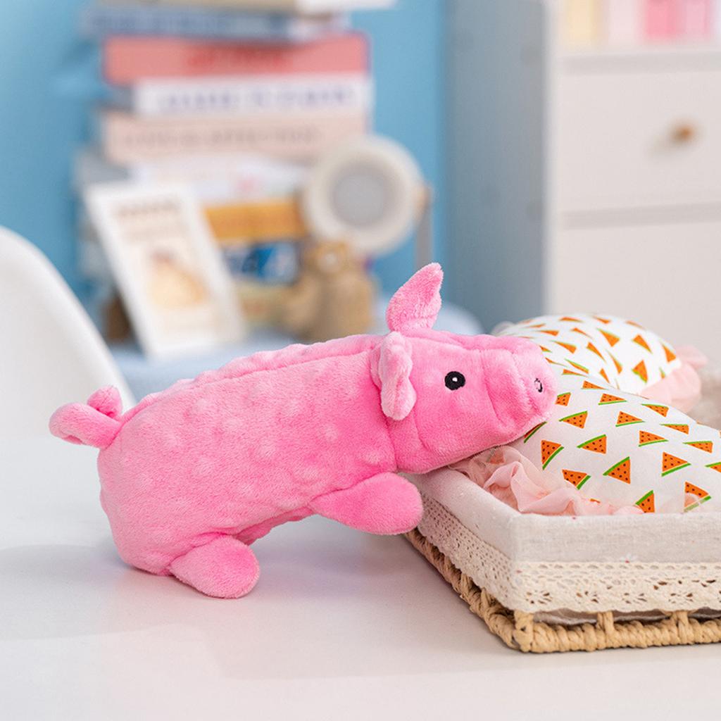 - Plush Dog Toy for Chewing and Teeth Cleaning