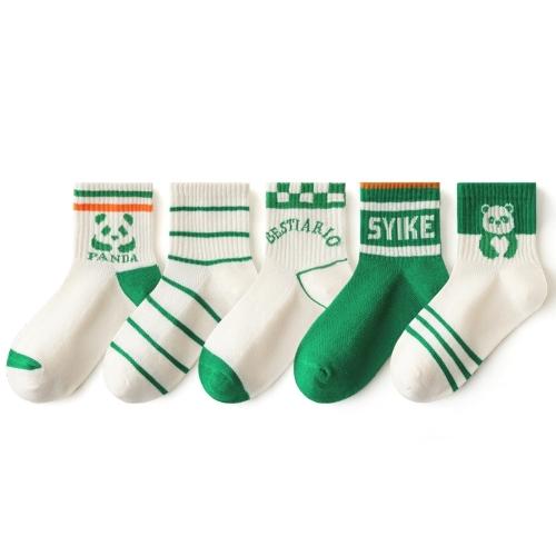 

5 пар/компл. летние тонкие носки, дышащие хлопковые носки для мальчиков и девочек, сетчатые носки, милые крутые спортивные носки, дышащие для детей. 6-8y(L)