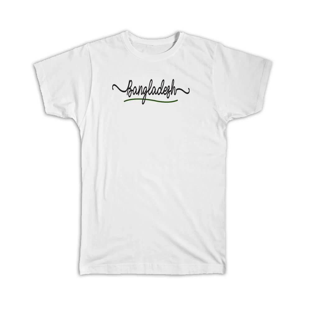 Gift T-Shirt : Bangladesh Flag Colors Bangladeshi Travel Expat Country 3XL