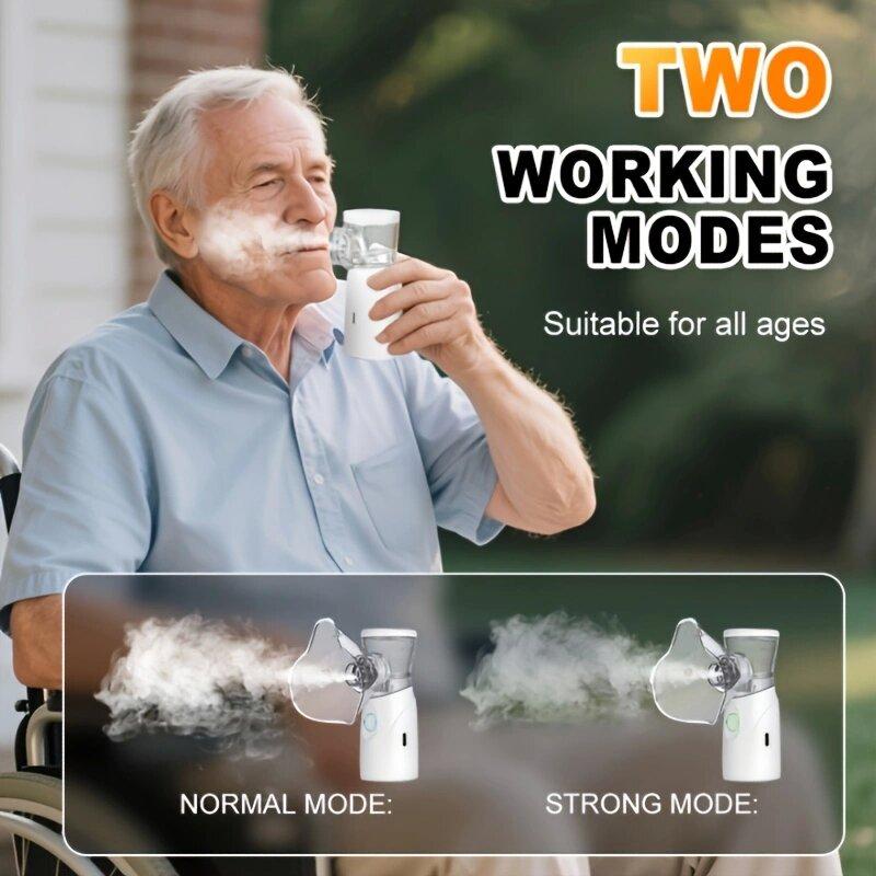 NES USB Charging Portable Handheld Humidifier - Ultra-silent Air Moisturizer With Fog Output For Home, Office And Travel