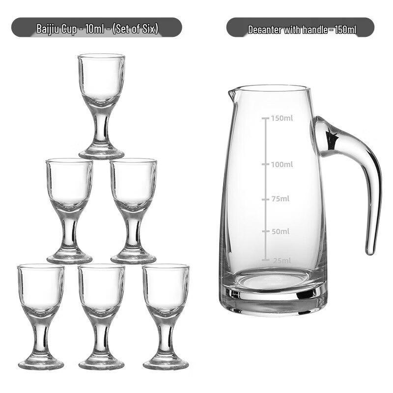 Qiwei Thickened Crystal Glass Decanter 100ml