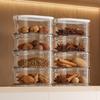 4pcs/Set 2/3/4 Layers Seasoning Jar Stackable Storage Case Household Spice Container  Picnic Camping