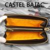 Castelbajac Round Zip Long Wallet, Cite Series, Black, 089653
