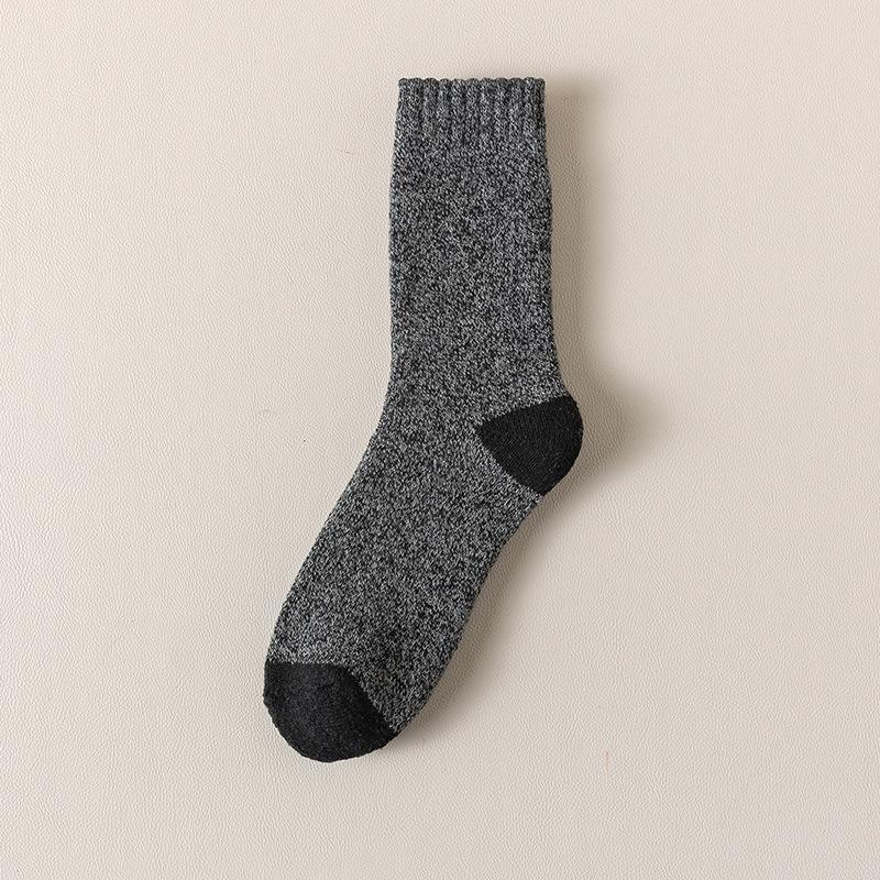 Women's Thick Plush Winter Socks: Heat-Generating, Warm Mid-Calf & Over-the-Knee Terry Cloth Socks