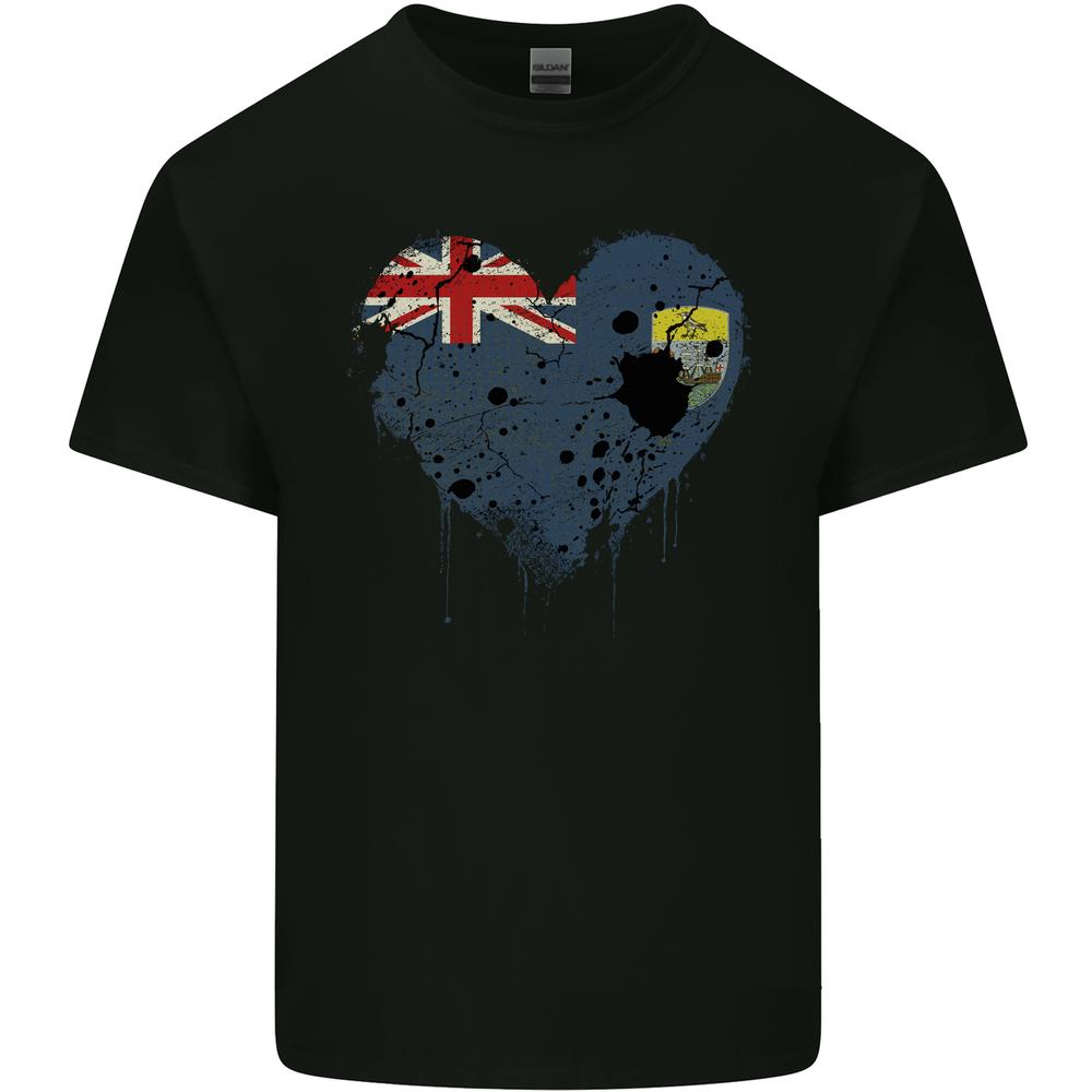 Love Flag Saint Helena Football Kids T-shirt Childrens XXL