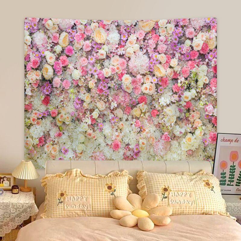 

Пасторальний гобелен із квітами троянд. Весняний гобелен. Фонова тканина. HD, що висить. Гобелен із тканини. Домашній декор. Домашній декор із встановленням фурнітури. 230*180cm
