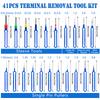1 Set Stainless Steel Car Terminal Disassembly Kit Tool Wire Pin Removal Set Automobile Stylus Connector Puller Repair Tooling