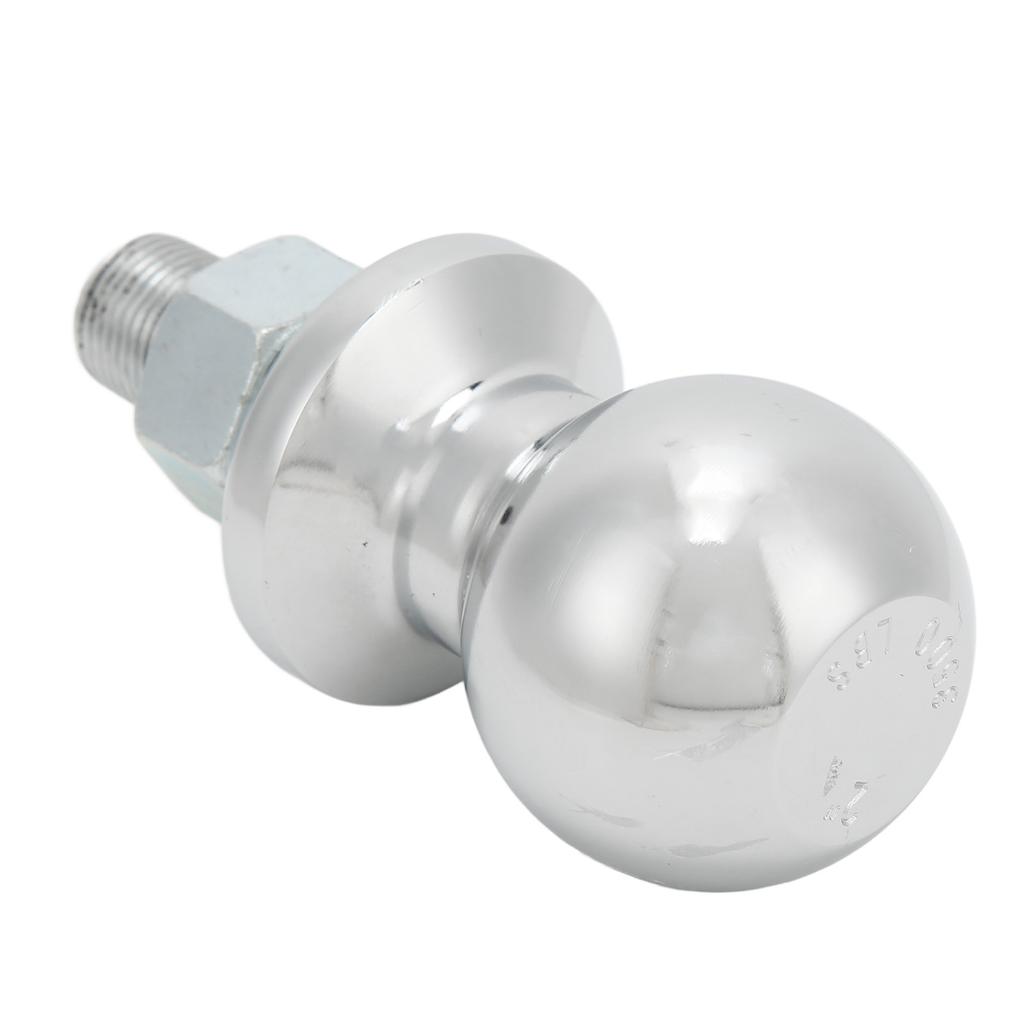 2-Zoll Anhängerkuppelkugel 3/4x1-3/4-Zoll Schaft Universal 3500LBS Langlebiger Stahl Verchromt Wohnwagen Abschleppkugel