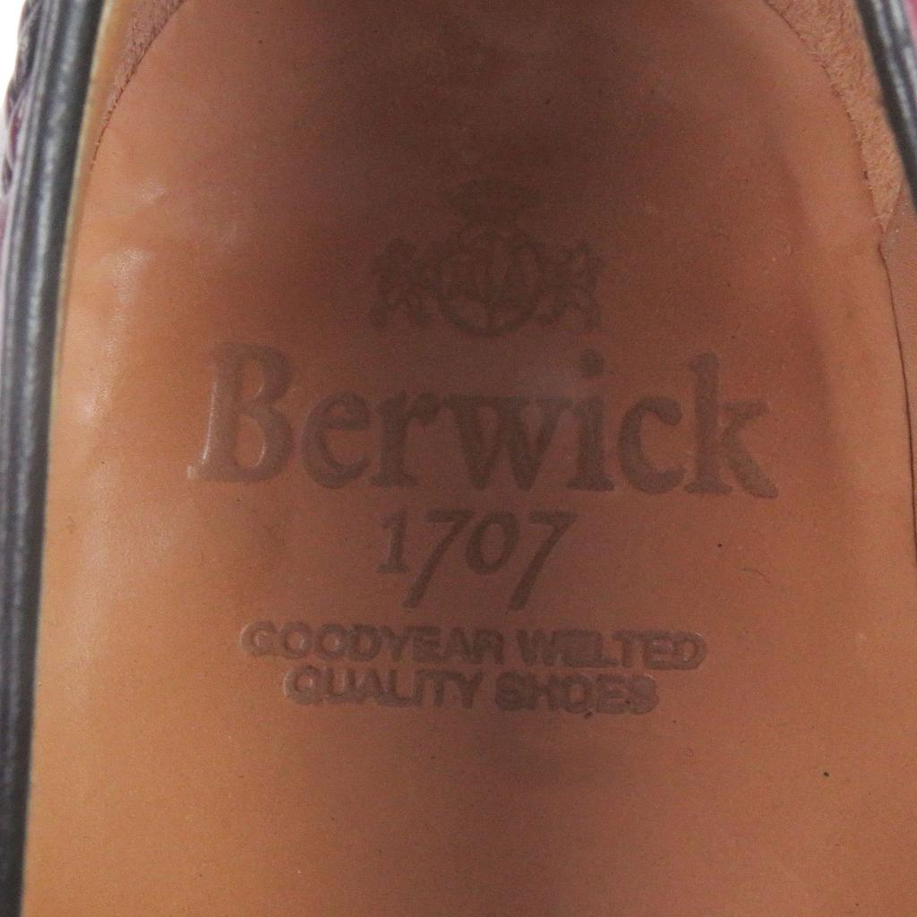 Ausgezeichnete Berwick 1707 Slipper 4340 SIDADB Quasten Burgunder Leder Herren 7 Gebraucht