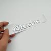 3D ABS Chrom Schwarz 4 Matic Logo 4Matic Emblem Buchstaben Namensschild Auto Kofferraum Abzeichen 4matic Aufkleber Zubehör
