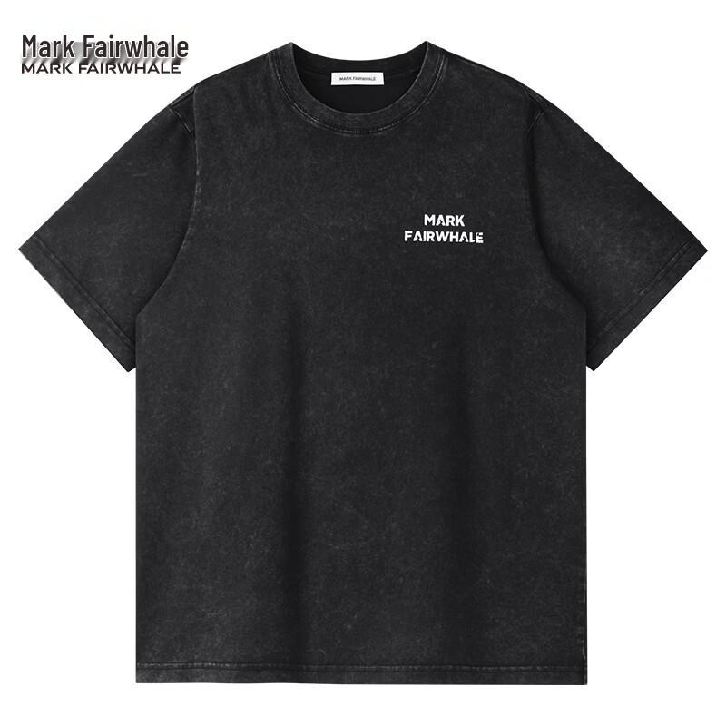 Mark Fairwhale Men's Vintage Washed Cotton Round Neck T-Shirt