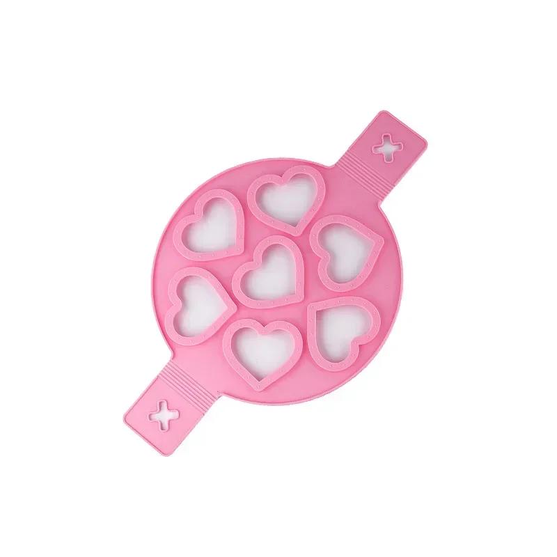 1Pcs Nonstick Pancake Molds Ring Silicone Fried Egg Mould Reusable Pancake Maker Egg Ring Kitchen Cooking Baking Tools