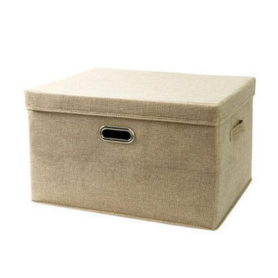 

Washable Moisture-Proof Foldable Storage Box with Lid for Car or Wardrobe. Small [26*20*18]