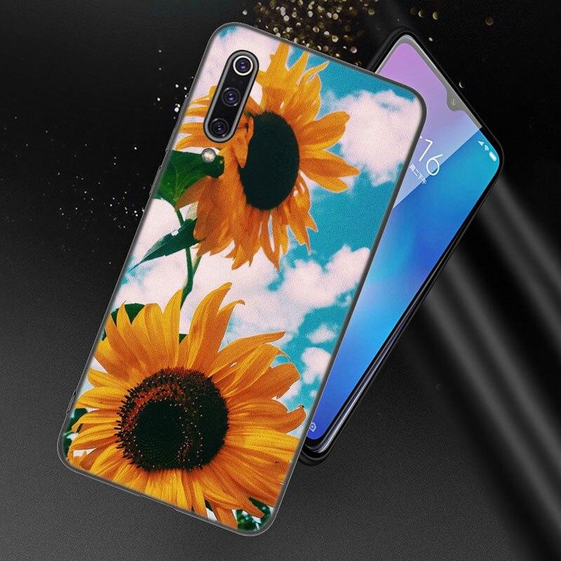Summer Daisy Sunflower Floral Case For Xiaomi Redmi 7 7A 8A 9i 9A 9C 10 10A 10C K20 Note 5 6 Mi 8 9 9T Pro A2 Lite A3 6X Mix 3