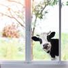 Cartoon Kuh Aufkleber, Glasfenster Auslagen, Schlafzimmer Heimdekoration, Selbstklebende Wandaufkleber.