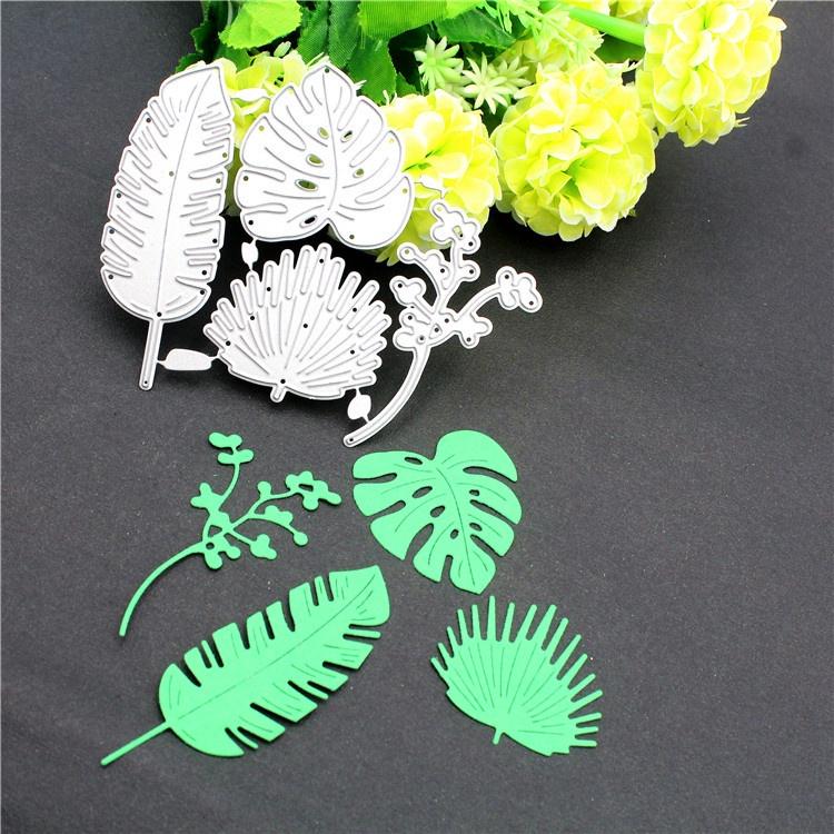 Leaves Metal Cutting Dies Stencils for Scrapbooking Album Decorative Embossing Card Crafts Template