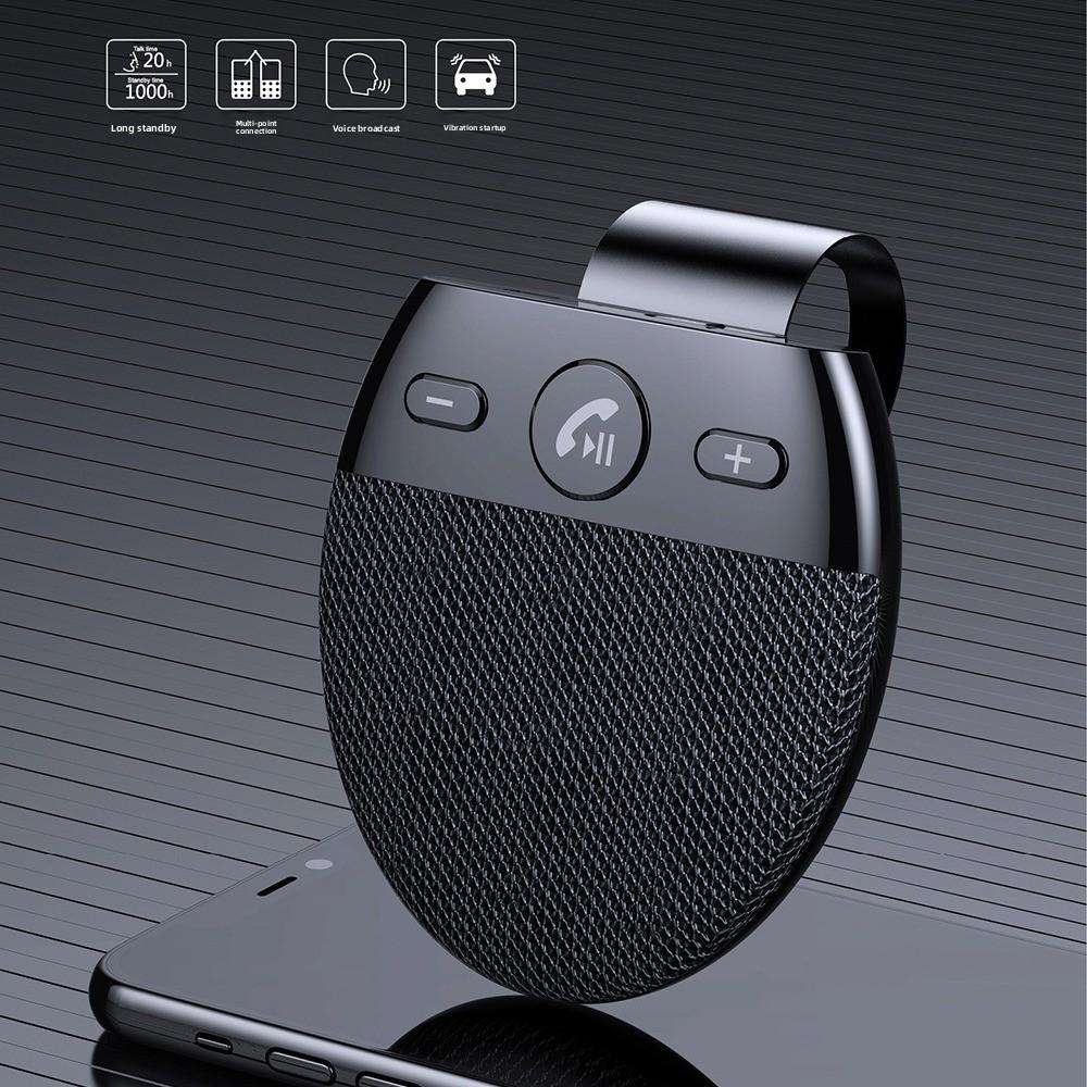 Sun Visor Car Bluetooth Hands-free, Car Bluetooth Hands-free Phone, Voice Prompt Car Bluetooth