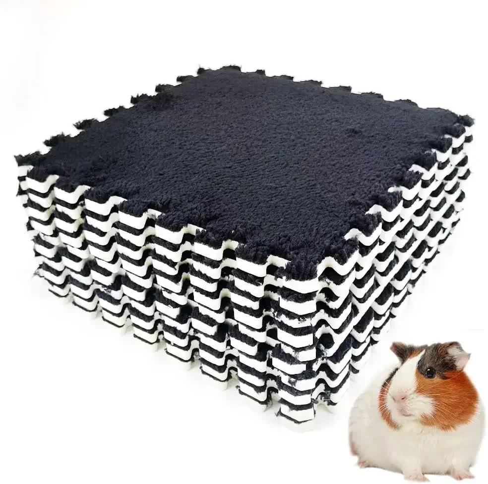 4/10Pcs Pet Pee Pad Washable Guinea Pig Pads Waterproof Rabbit Sleep Mat Blanket Bed Highly Absorbent Cage Liner Pet SleepMat