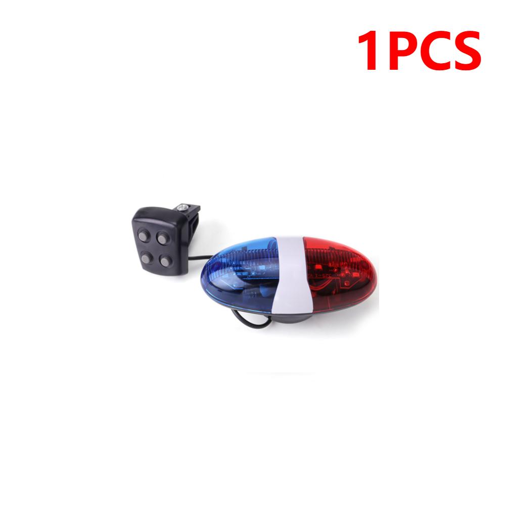 

1-10 шт. 6 светодиодная велосипедная полицейская передняя фара, предупреждающая сирена, велосипедный электрический гудок, велосипедный фонарь, электронный гудок, аксессуары для езды