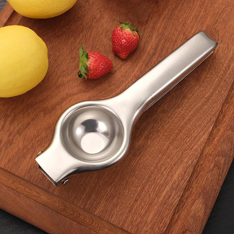 Stainless Steel Lemon Clip, Manual Citrus Juicer, Lemon Press Orange Juice Press, Fruit Press Clip, Kitchen Gadget