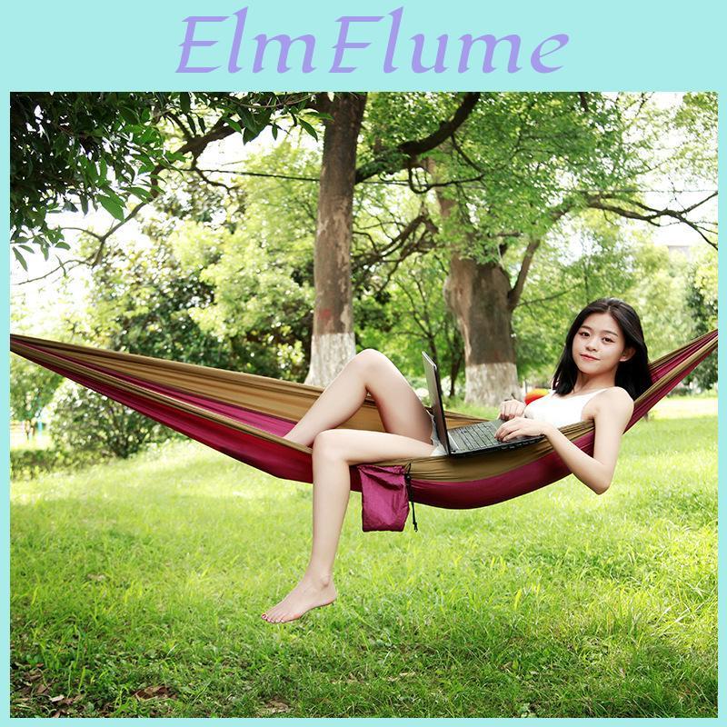 And Camping Double Single Dormitory Outdoor Leisure Parachute Cloth Hammock Ultralight Fastdrying Nylon With Tree Strap