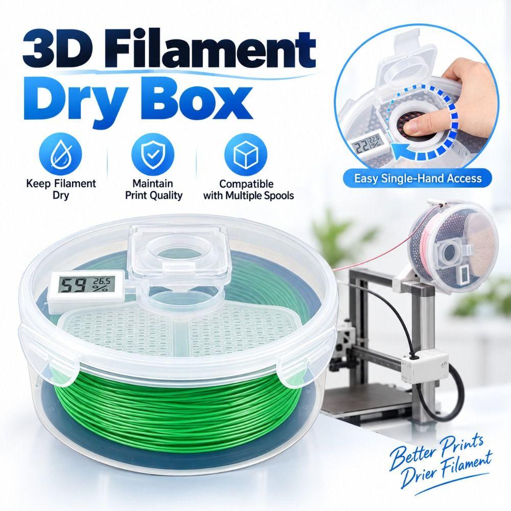 Anti-Moisture 3D Printing Filament Sealed Box 1KG 3D Printing Filament Storage Case