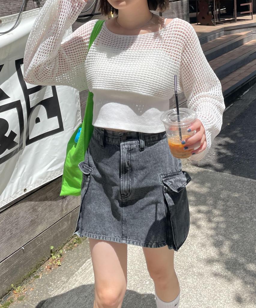 WEGO Short Knit Long Layered Summer Korean Street Size White Women's Lamé Pullover, Sleeve, Top, Outfit, Style, Gift, Spring, Summer, Autumn, F,