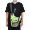Multifunktionale Umhängetasche aus Polyester für Angelgeräte mit verstellbaren Schultergurten(Grün )