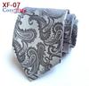 Cozy Up 3.15"(8cm) Fashion Striped PaisleyTies Men Plaid Flower Necktie for Wedding