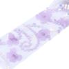 1pcs 10 Yards Length Sequined Tulle Roll Polyester Material Embroidered Sheer Ribbon  For DIY Crafts