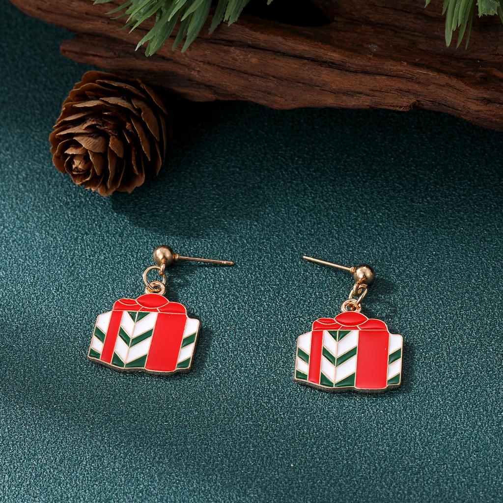 2023 New Girl Fashion Christmas Necklace Christmas Gift Necklace Gift Box Earrings Pendant Exquisite Jewelry Set Couple Jewelry Combination