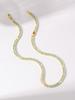 Elegant Crystal Necklace & Earrings Set for Weddings and Banquets