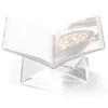 Minimalist Acrylic Book Rest For Desk Or Kitchen Holds Thick Volumes And Magazines Effortlessly