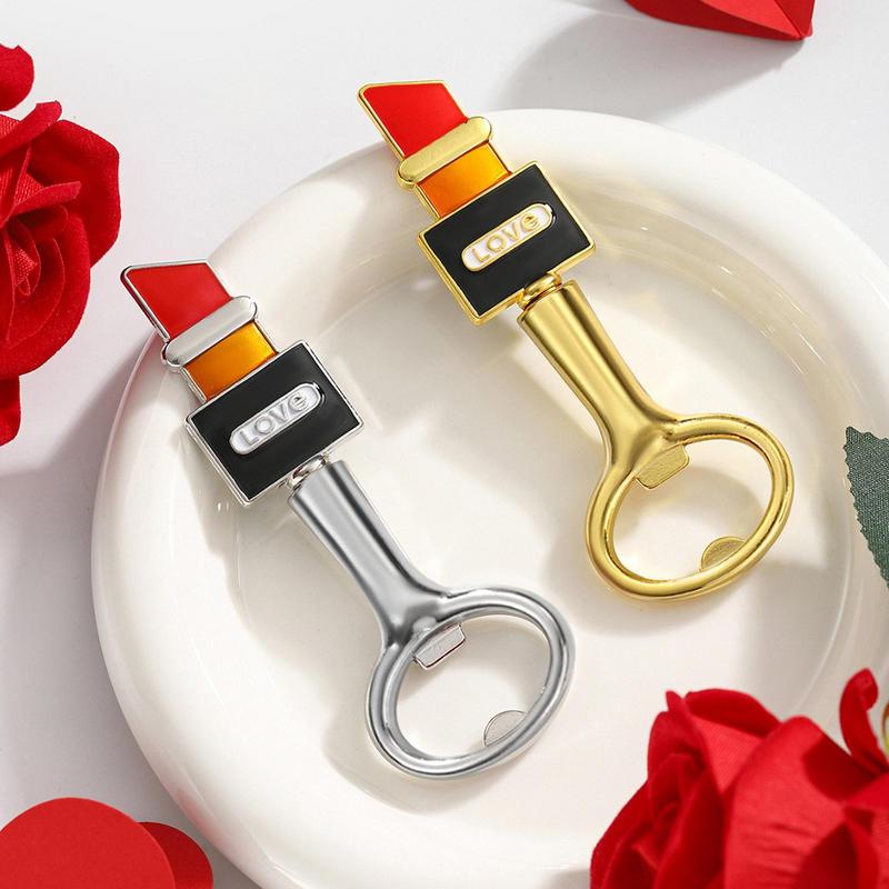 Lustiger Flaschenöffner Lippenstiftform Limoflaschenöffner Weinöffner Dekorativer Flaschenöffner Valentinstags Souvenir Für Bier Limo
