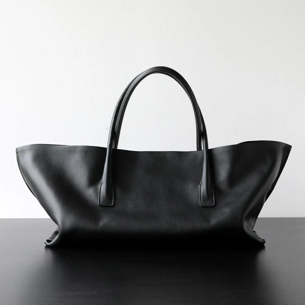 Luxury Niche First-layer Cowhide Tote Bag