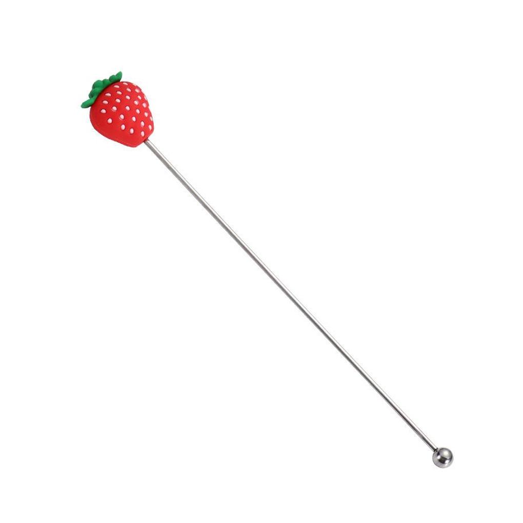 Stirrer Swizzle Mixing Stick Drinking Stirring Rod Silicone Stainless Steel Muddler Bar Tool Accessories Party