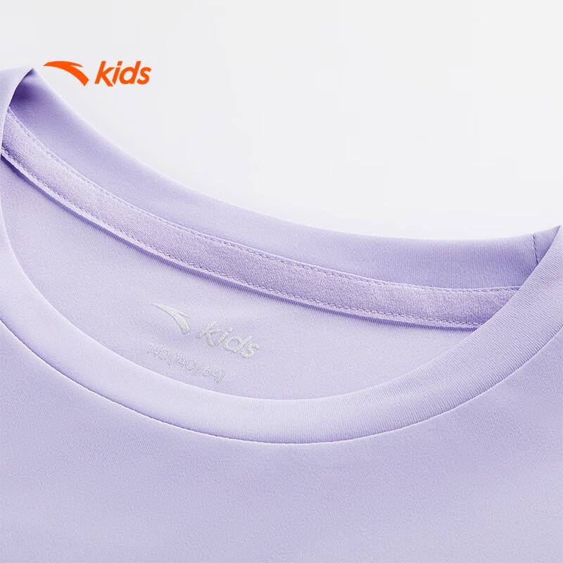 Anta Kids Girls' 2025 Summer Soft Athletic Short Sleeve T-Shirt