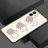 Funny Cartoon Cat Phone Case For Apple iPhone 13 12 Mini 11 Pro XS Max X XR 8 7 6S 6 Plus SE 2020 5S 5 Soft TPU Black Cover