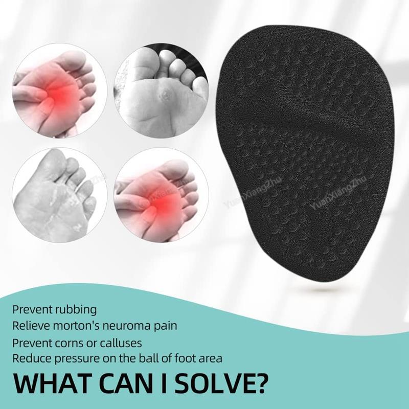 Silicone Half Insoles gel Women Forefoot Pads Plantar Fasciitis Relief Comfortable Foot Pads Shock Absorption Shoe Pad foot care