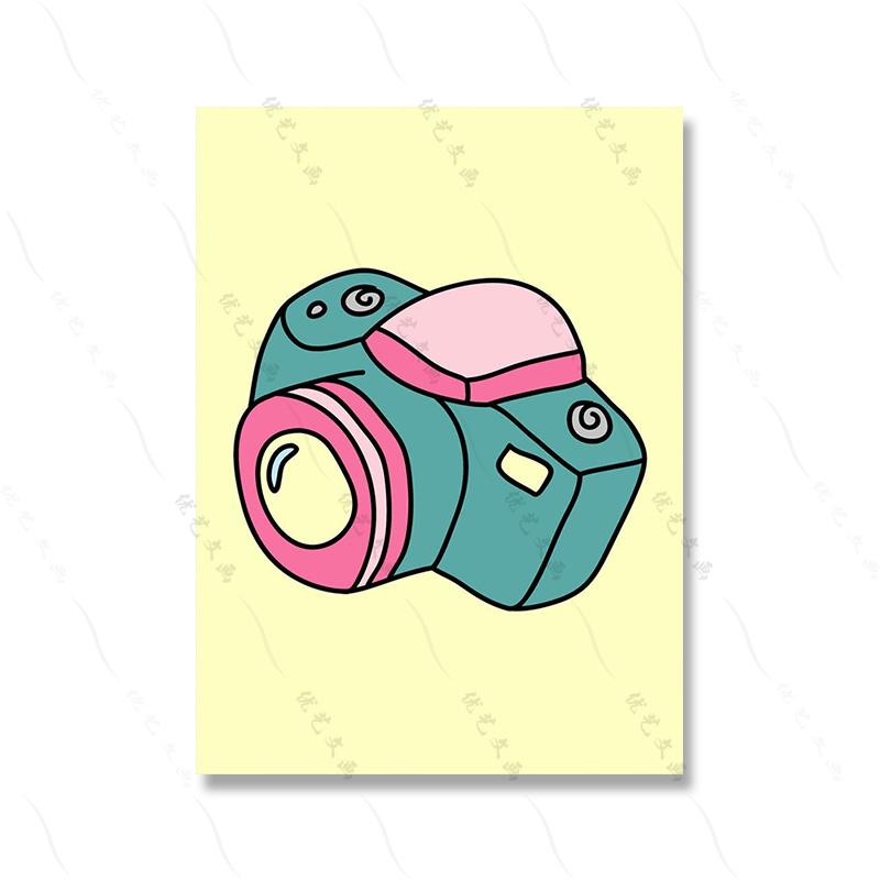 Retro Boho Wall Art Canvas Painting Print Trendy Dorm Room Home Poster Decor Cartoon Kids Abstract Fashion Living Picture Decor