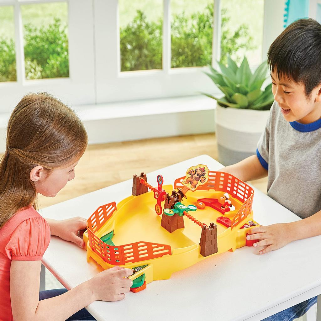 EPOCH Super Mario Fireball Stadium ST Mark-zertifiziertes Spielzeugspiel für Kinder ab 5 Jahren. Anzahl der EPOCH-Spieler: 2