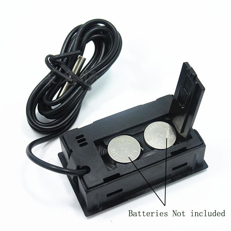 LCD Digital Thermometer Temperature Meter Tester Gauge W/ Waterproof Probe Smart Electric Weather Station Temperature Sensor