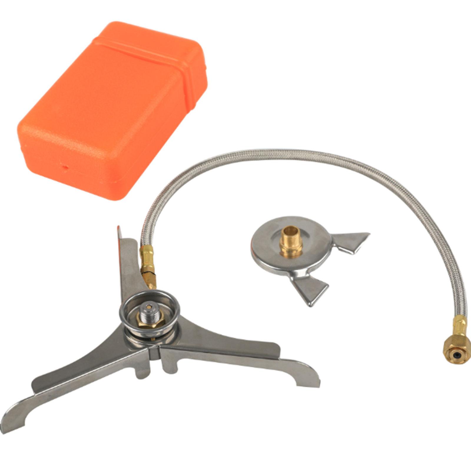 

Конвертер горелки для походной плиты Адаптер для газового баллона из нержавеющей стали Адаптер для походной плиты Аксессуар для походной посуды