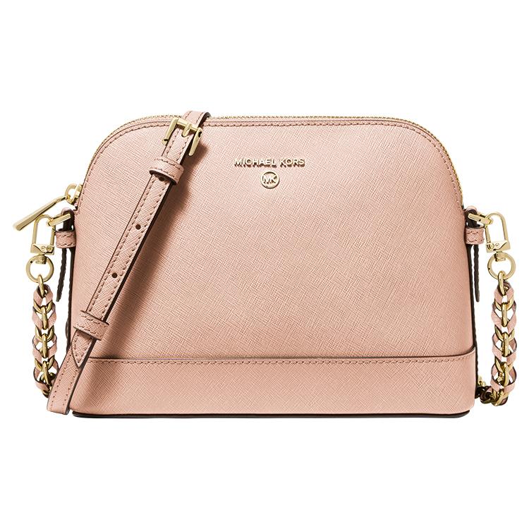 

New MICHAEL KORS Jet Set Charm Cow Leather MK Shoulder Bag, Crossbody Bag Regular Women s Nude Pink 32T1GT9C3L-187 23.1*8.9*17.0CM