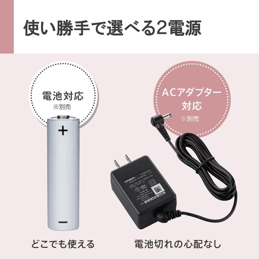 Casio Nameland Label Writer Compact Model with Tape Set KL-P50-WE KL-TP5 (3.5mm-18mm Width)