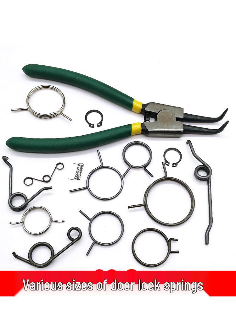 Yellow Anti-Theft Door Handle Torsion Spring for Interior Sliding Doors In Hotels and Bathrooms