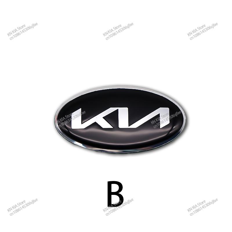 ISFR5 For KIA EV6 Sorento Niro Stinger Ceed Carnival K5 K9 Soul Carens VQ Caden Car Logo Steering Wheel Decoration Sticker Accessories