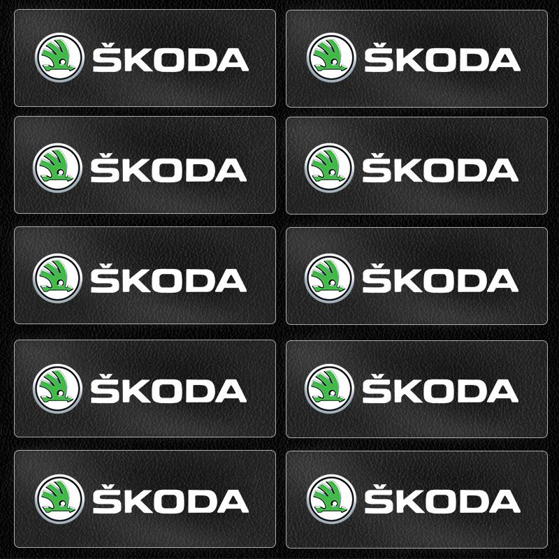 Car Interior Decoration Stickers Pasted Waterproof Decor For Skoda Octavia Fabia Rapid Yeti Superb Octavia A5 A7 Rapid Kamiq VRS